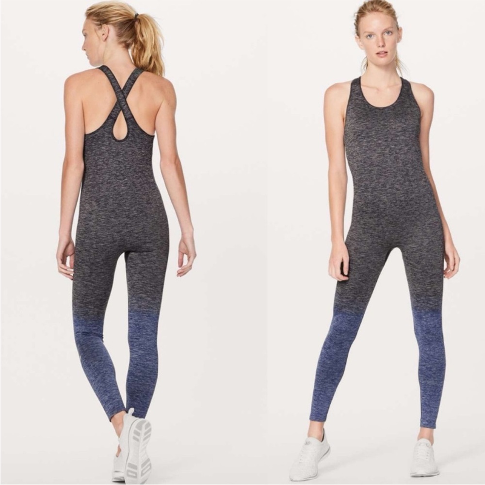 Lululemon Balance & Resist Onesie in Midnight Navy / White / Psychic